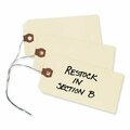 Avery Dennison Avery, Double Wired Shipping Tags, 13pt. Stock, 4 3/4 X 2 3/8, Manila, 1000PK 12605